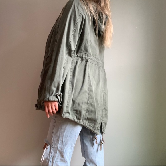 Light weight army green fall jacket - Picture 4 of 13